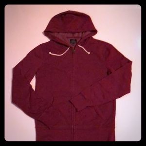 JCrew Burgundy Hoodie